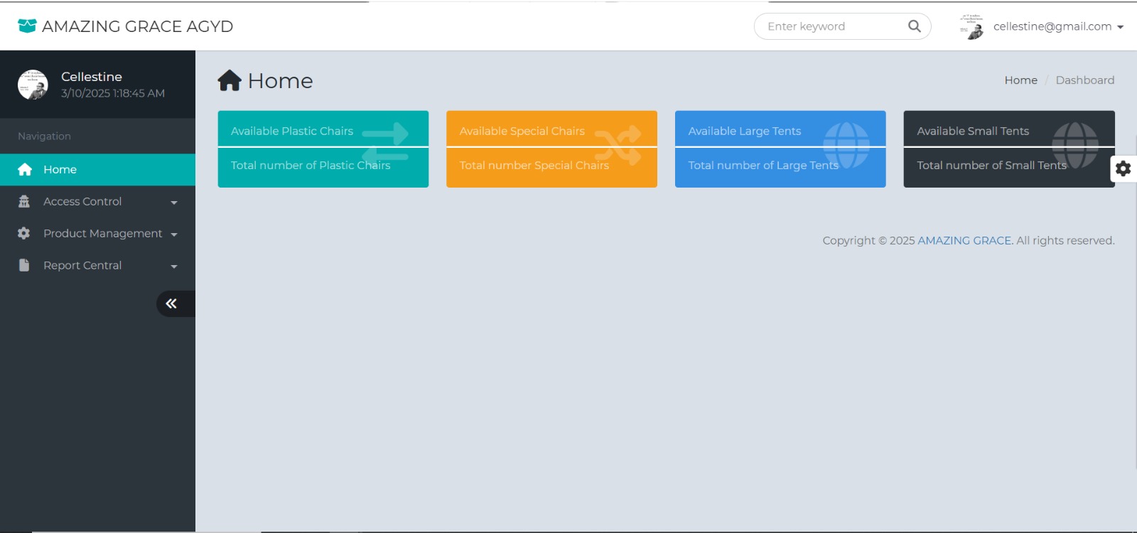 Hiring Inventory Management System